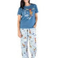 Envy Stylz Boutique Women - Apparel - Shirts - T-Shirts Lazy One Women Let it Snow Pj Pant