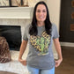 Envy Stylz Boutique Women - Apparel - Shirts - T-Shirts Leopard Heart Cactus Graphic Tee