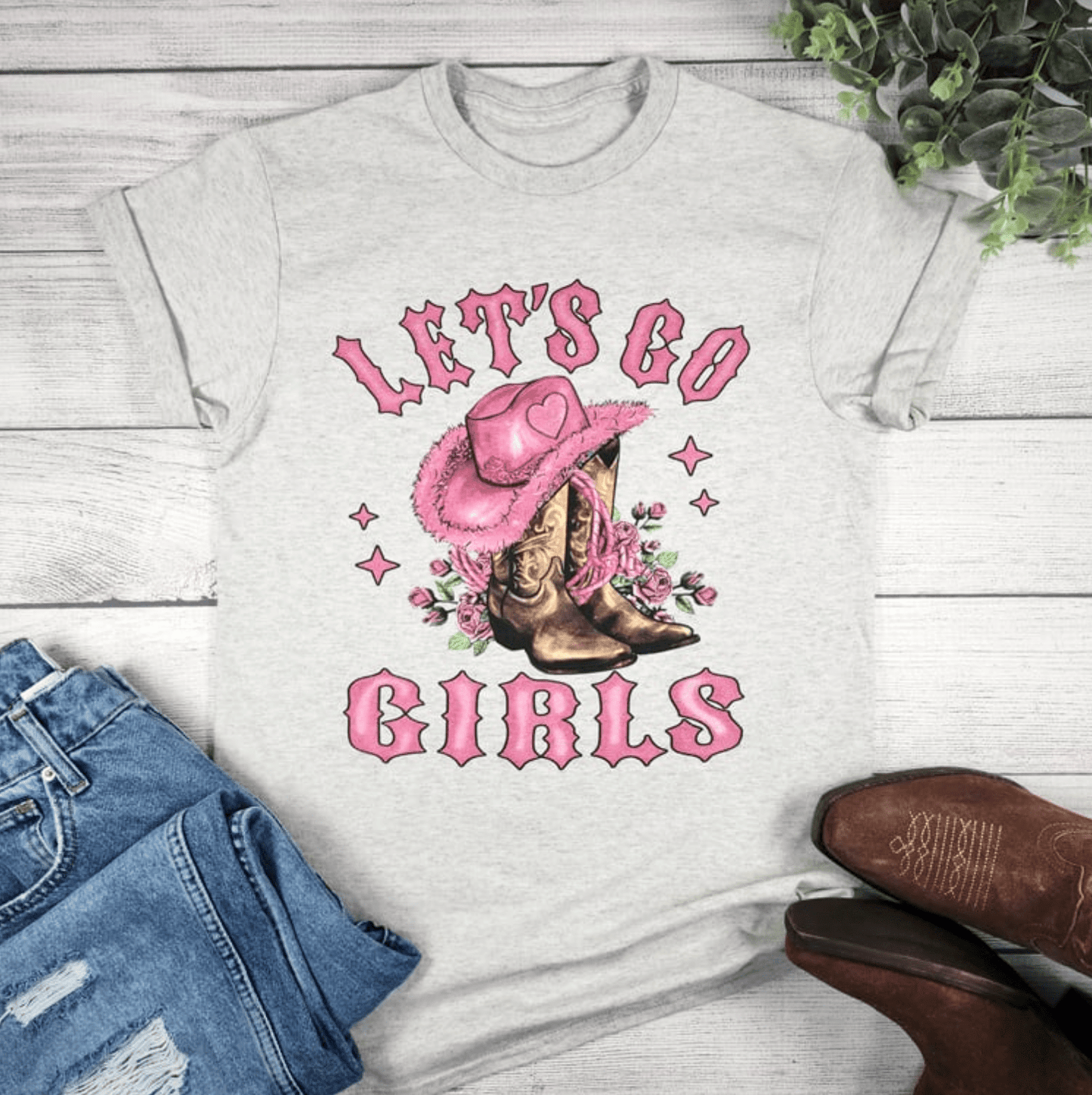 Envy Stylz Boutique Women - Apparel - Shirts - T-Shirts Let's Go Girls Graphic Tee
