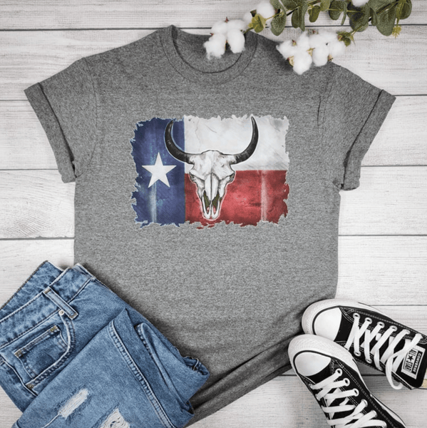 Tシャツ・カットソー Cowgirl FVLN T-Shirt Wild West Cowboy Steer T-Shirt for Women Vintage Skull