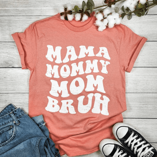 Envy Stylz Boutique Women - Apparel - Shirts - T-Shirts Mama Mommy Mom Bruh Graphic T-shirt