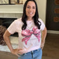 Envy Stylz Boutique Women - Apparel - Shirts - T-Shirts Preppy Pink Bow Graphic Tee