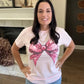 Envy Stylz Boutique Women - Apparel - Shirts - T-Shirts Preppy Pink Bow Graphic Tee