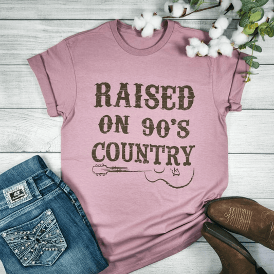 Envy Stylz Boutique Women - Apparel - Shirts - T-Shirts Raised on 90's Country Graphic T-shirt