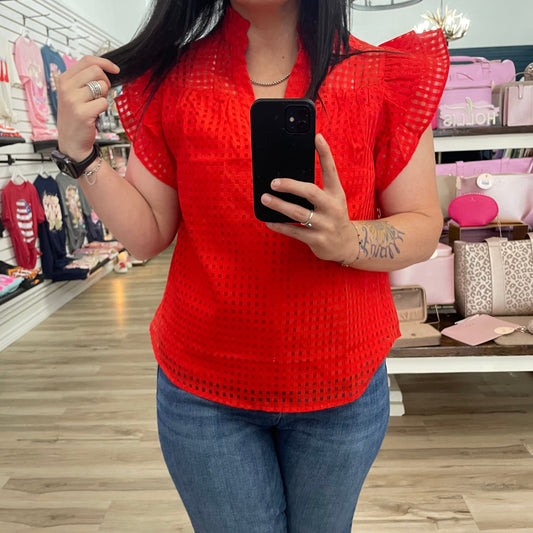 Envy Stylz Boutique Women - Apparel - Shirts - T-Shirts Red Hot Blouse