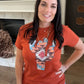 Envy Stylz Boutique Women - Apparel - Shirts - T-Shirts Rust Aztec Pattern Cactus Graphic Tee