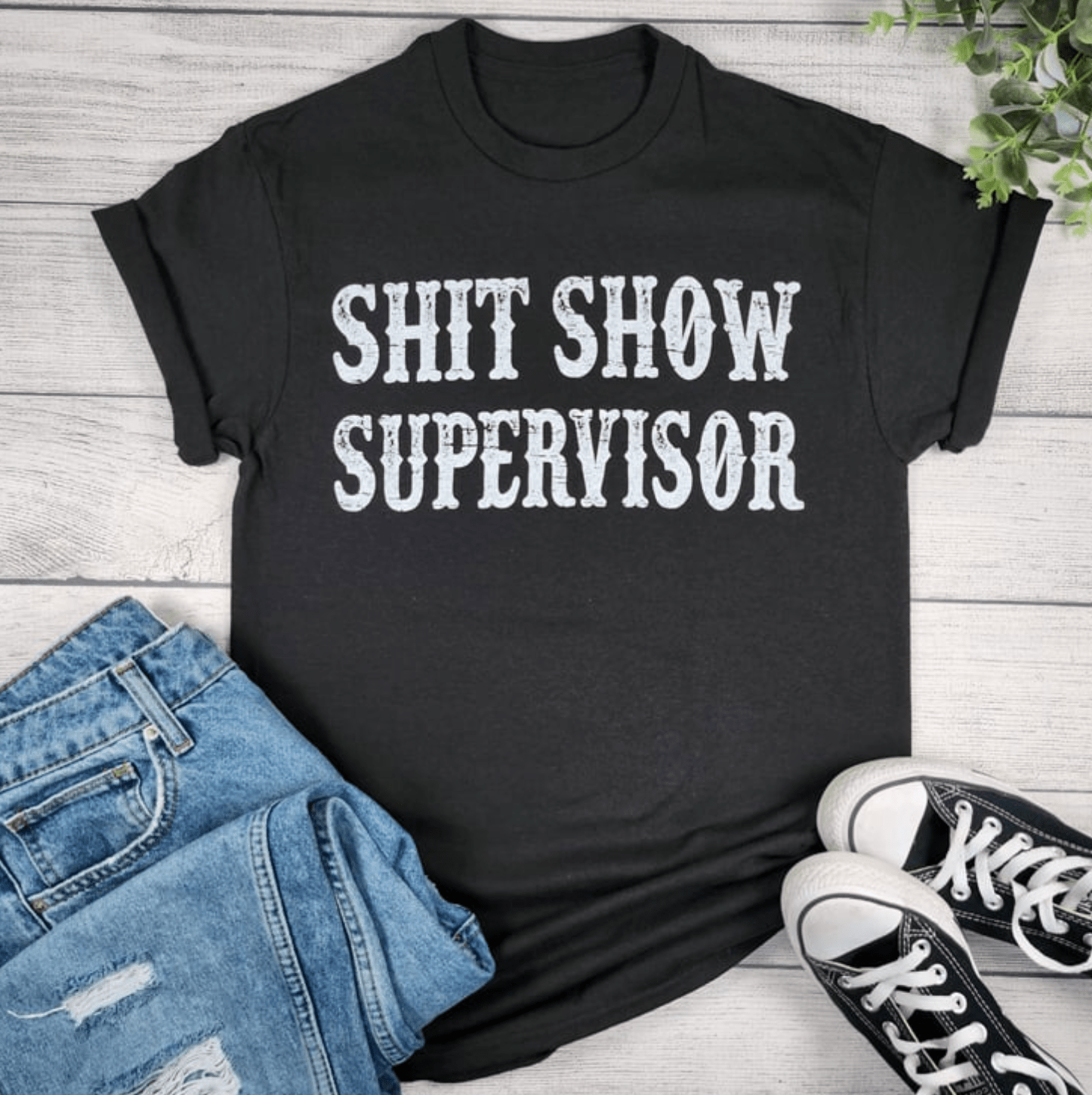 Envy Stylz Boutique Women - Apparel - Shirts - T-Shirts Shit Show Supervisor Graphic T-shirt