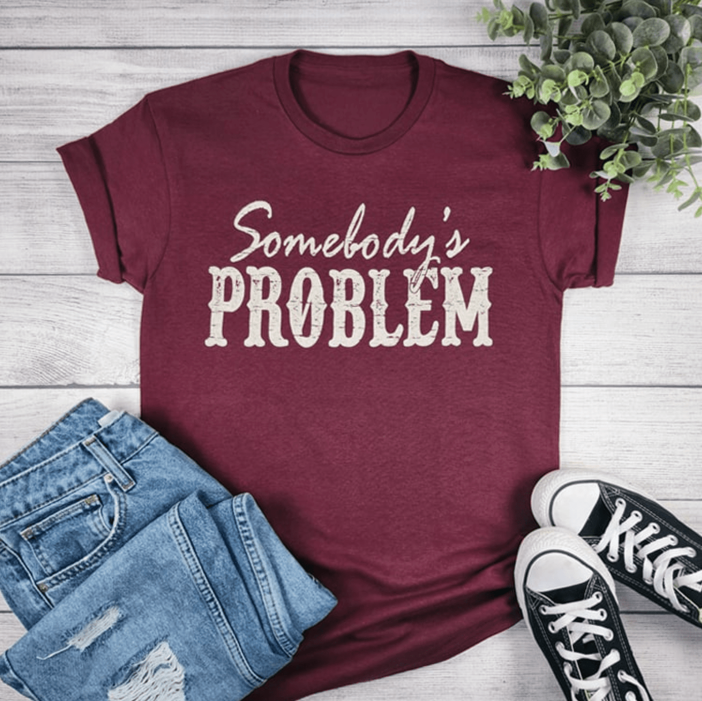 Envy Stylz Boutique Women - Apparel - Shirts - T-Shirts Somebody's Problem Graphic Tee