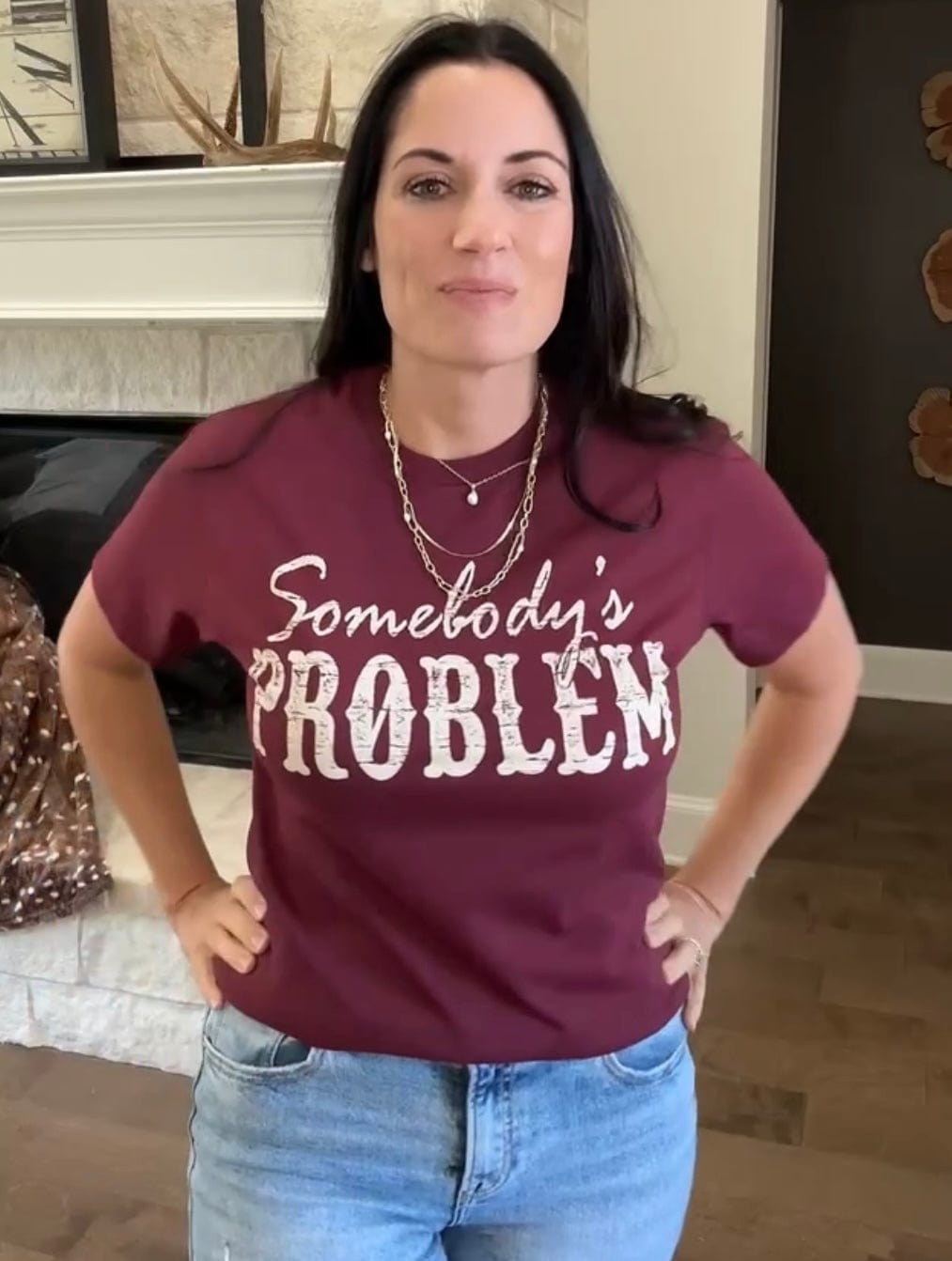 Envy Stylz Boutique Women - Apparel - Shirts - T-Shirts Somebody's Problem Graphic Tee