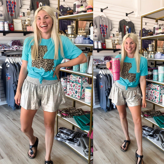 Envy Stylz Boutique Women - Apparel - Shirts - T-Shirts Sparkle Swing Shorts
