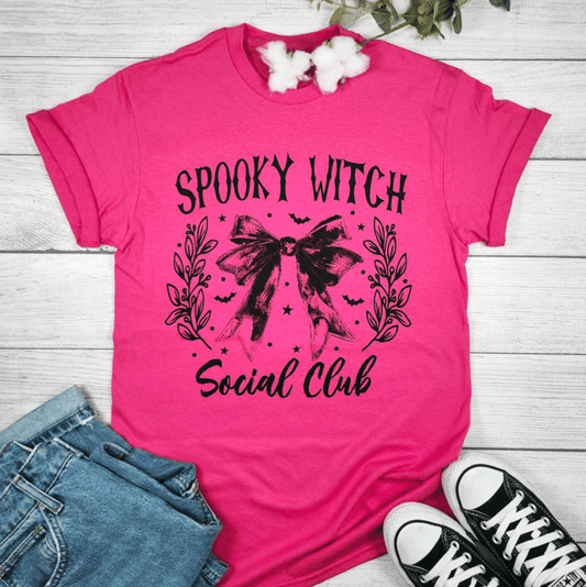 Envy Stylz Boutique Women - Apparel - Shirts - T-Shirts Spooky Witch Social Club Graphic T-shirt