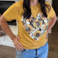 Envy Stylz Boutique Women - Apparel - Shirts - T-Shirts Sunflower and Turquoise Heart Graphic Tee