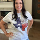 Envy Stylz Boutique Women - Apparel - Shirts - T-Shirts Texas Faux Sequin Graphic Tee