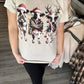 Envy Stylz Boutique Women - Apparel - Shirts - T-Shirts THREE COWS CHRISTMAS LIGHTS Graphic T-shirt