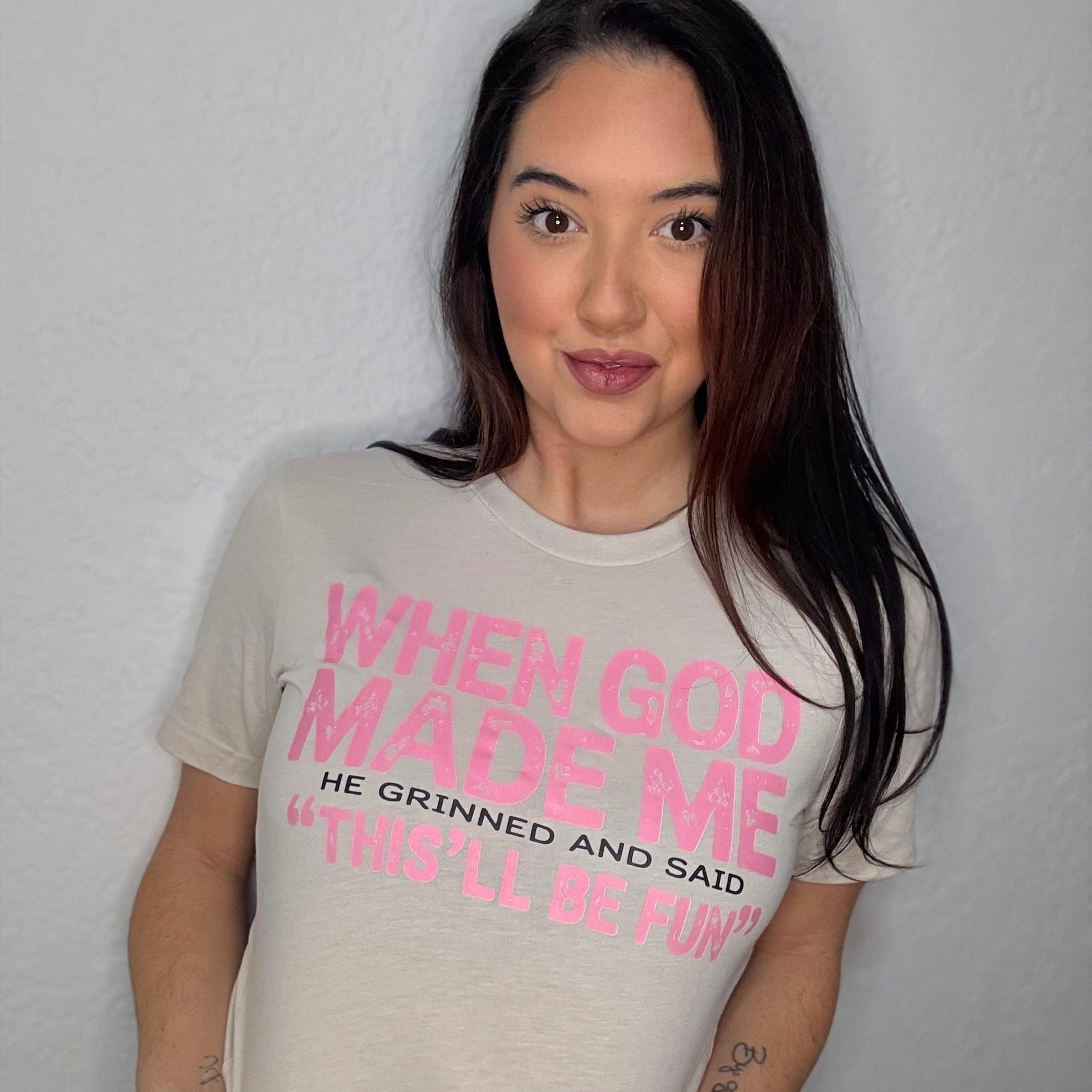 Envy Stylz Boutique Women - Apparel - Shirts - T-Shirts When God Made Me Graphic Tee