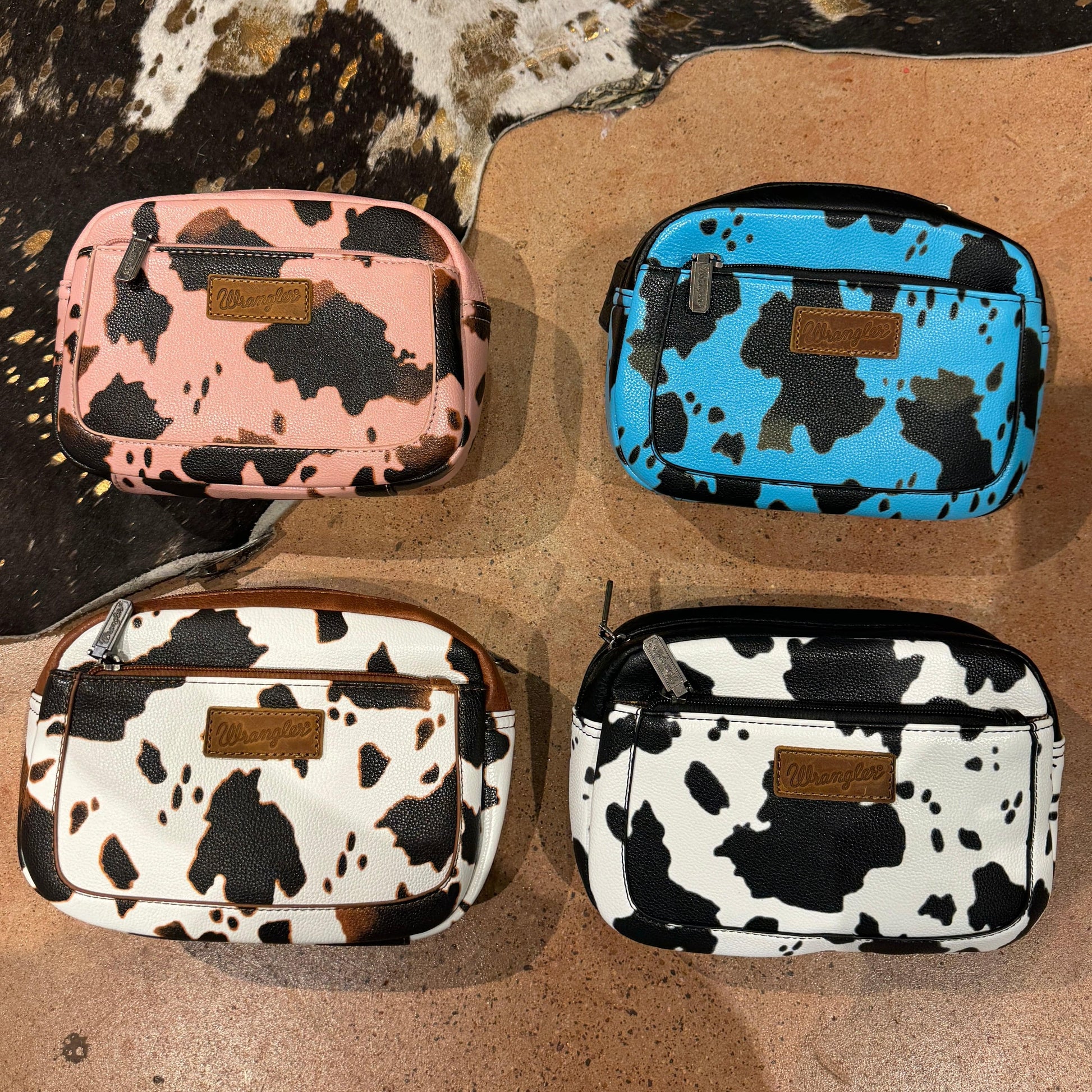 Envy Stylz Boutique Wrangler Cow Print Belt-Bag