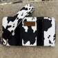 Envy Stylz Boutique Black Wrangler Cow Print Bi-Fold Wallet