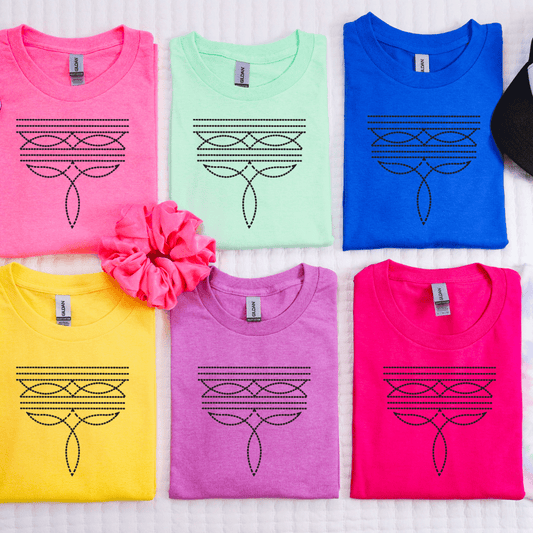 Envy Stylz Wholesale Women - Apparel - Shirts - T-Shirts Boot Stitch Soft Graphic Tee