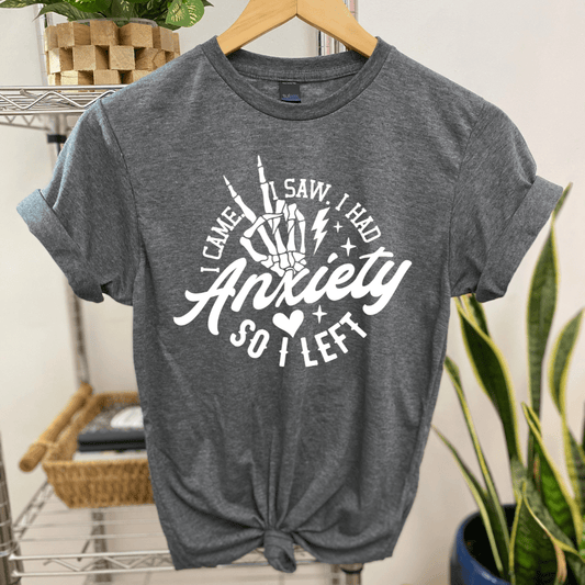 Envy Stylz Wholesale Women - Apparel - Shirts - T-Shirts Came Saw Anxiety Soft Graphic Tee