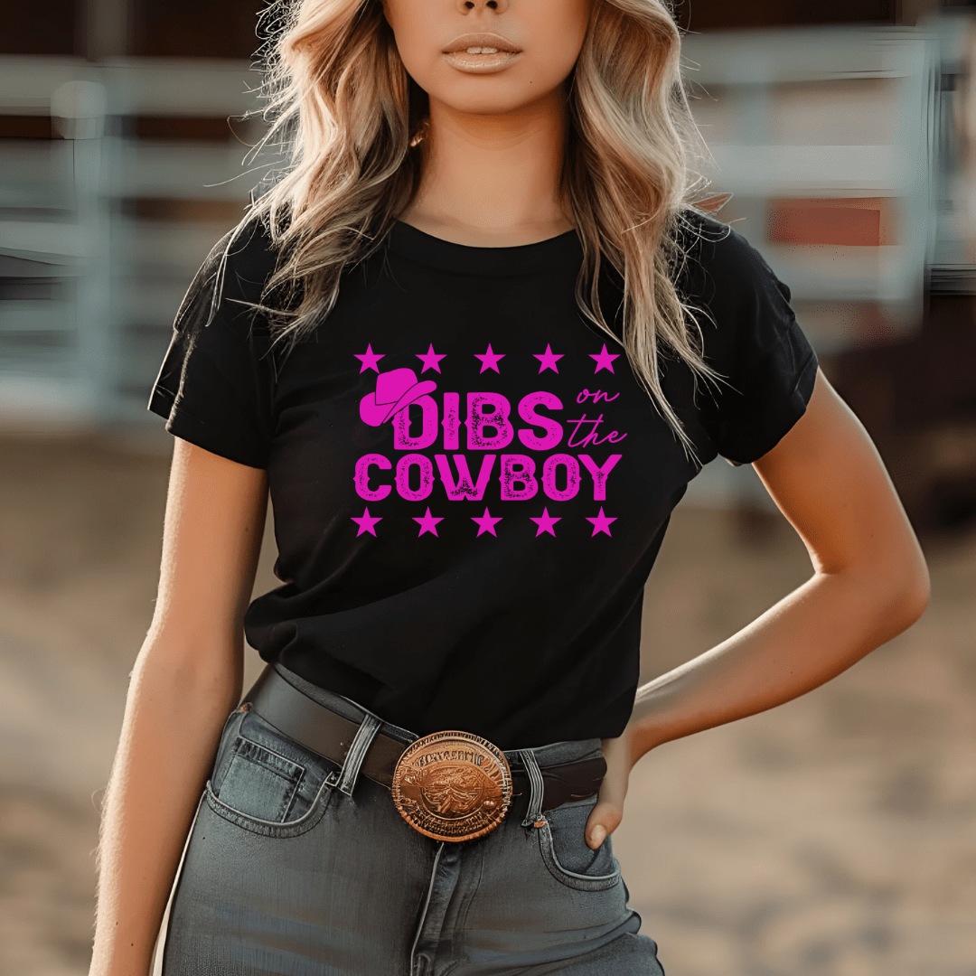 Envy Stylz Wholesale Women - Apparel - Shirts - T-Shirts Dibs on the Cowboy Graphic Tee