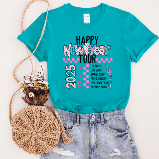 Envy Stylz Wholesale Women - Apparel - Shirts - T-Shirts Happy New Year Tour Graphic Tee