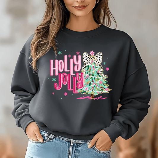 Envy Stylz Wholesale Women - Apparel - Shirts - T-Shirts Holly Jolly Tree Sweatshirt