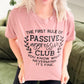 Envy Stylz Wholesale Women - Apparel - Shirts - T-Shirts Passive Aggressive Club Graphic Tee