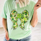 Envy Stylz Wholesale Women - Apparel - Shirts - T-Shirts Saint Patricks Day Bow Graphic Tee