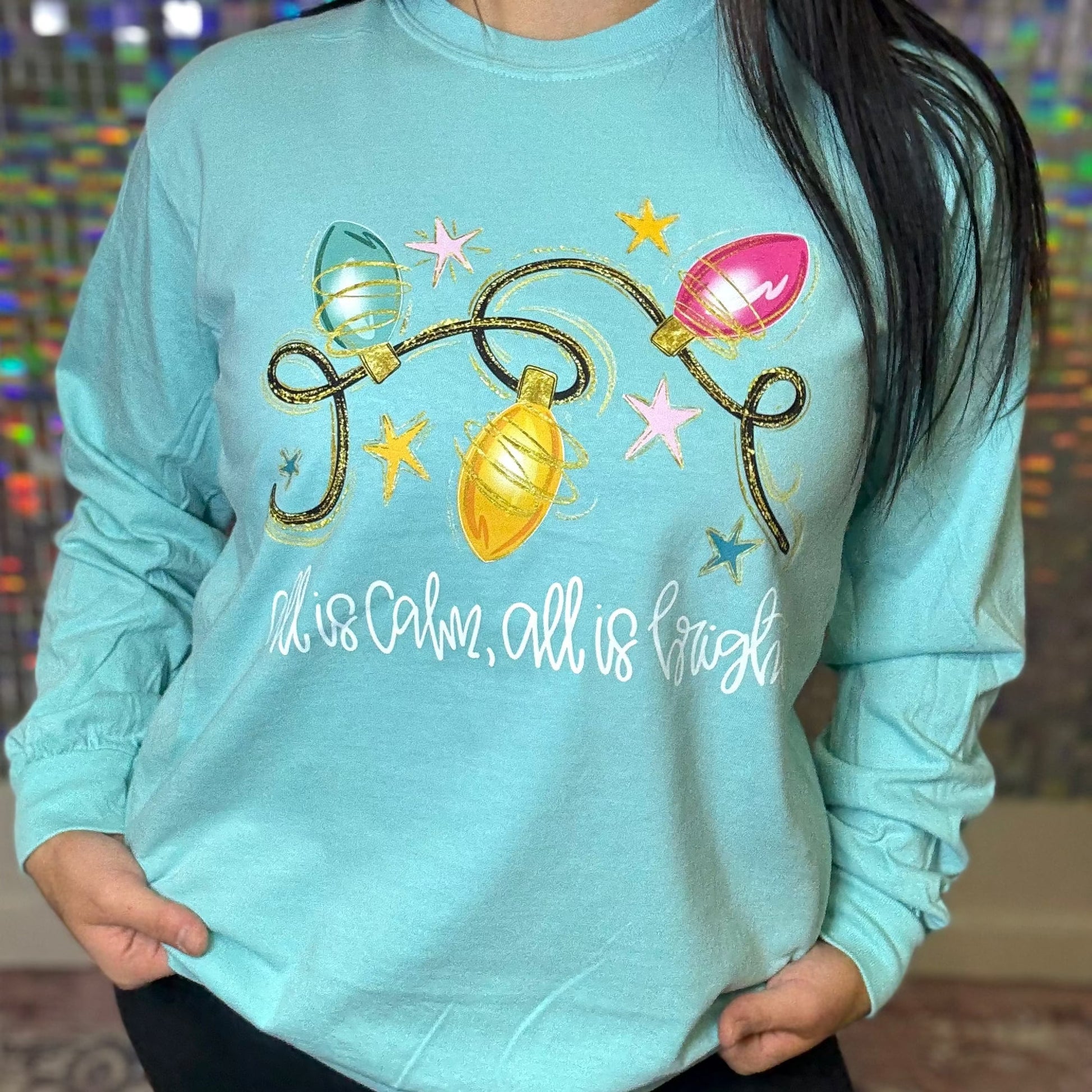 FestiviTees Women - Apparel - Shirts - T-Shirts All Is Calm Graphic Tee