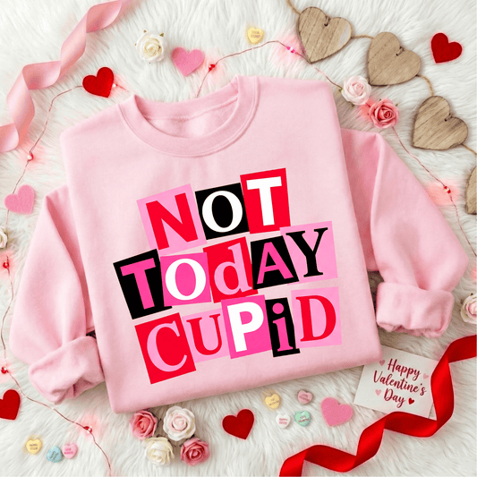 FestiviTees Women - Apparel - Shirts - T-Shirts Burn Book Not Today Cupid Graphic Sweatshirt
