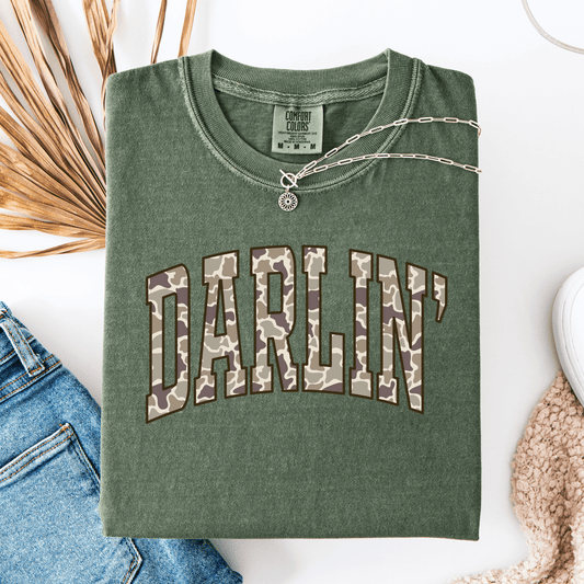 FestiviTees Women - Apparel - Shirts - T-Shirts Camo Darlin Graphic Tee