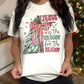 FestiviTees Women - Apparel - Shirts - T-Shirts Christmas Tree Jesus & Cross Graphic Tee