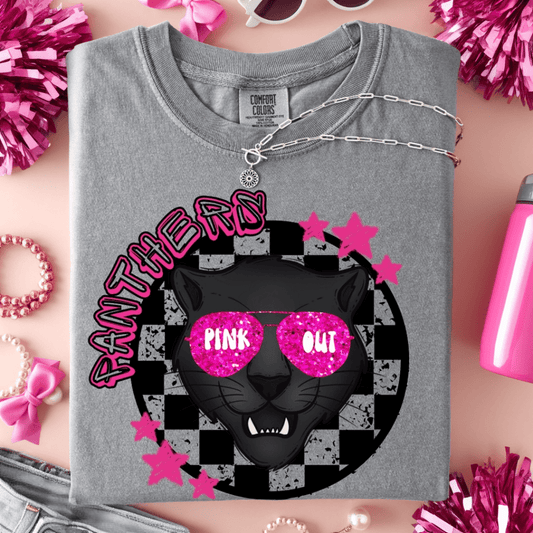 FestiviTees Women - Apparel - Shirts - T-Shirts Custom Pink Out Mascot Graphic Tee