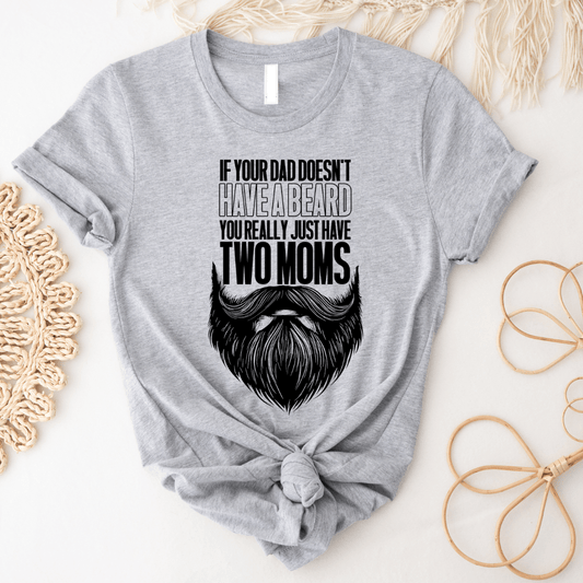 FestiviTees Women - Apparel - Shirts - T-Shirts Dad Beard Graphic Tee