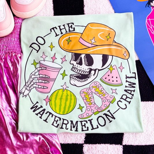 FestiviTees Women - Apparel - Shirts - T-Shirts Do The Watermelon Crawl Graphic Tee