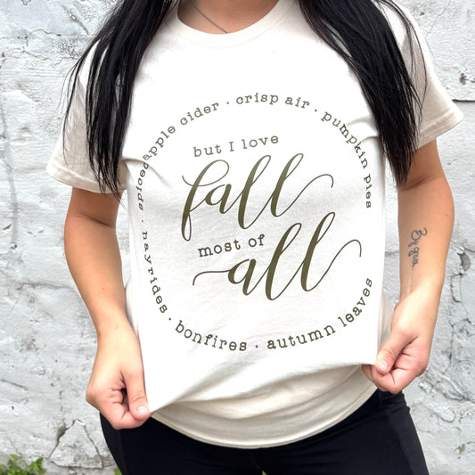 FestiviTees Women - Apparel - Shirts - T-Shirts Fall most of All Graphic Tee