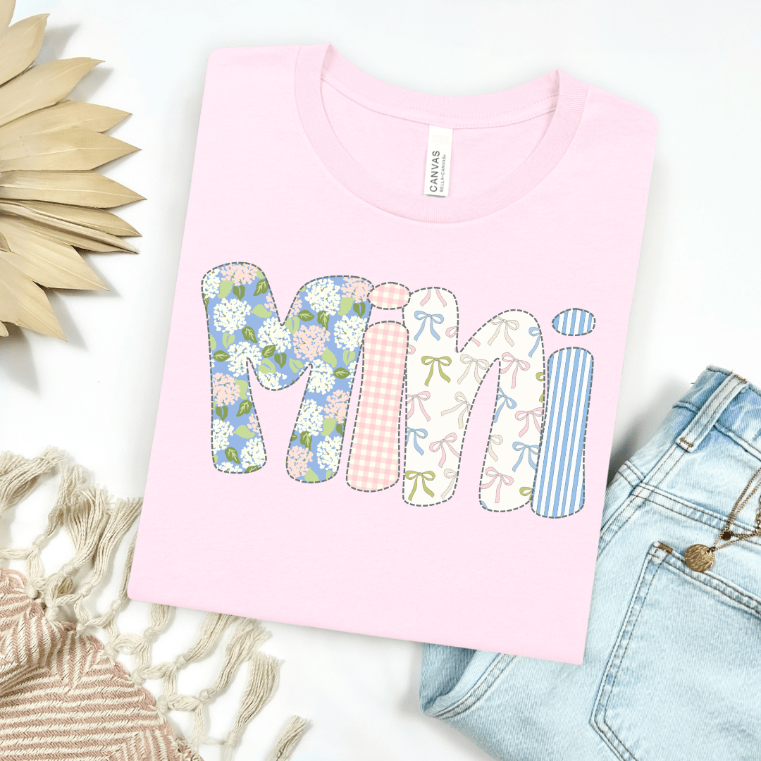 FestiviTees Women - Apparel - Shirts - T-Shirts Floral & Bows Mini Bubble Letters Toddler Graphic Tee