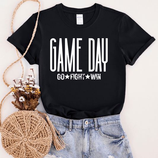 FestiviTees Women - Apparel - Shirts - T-Shirts Game Day Go Fight WIn Graphic Tee