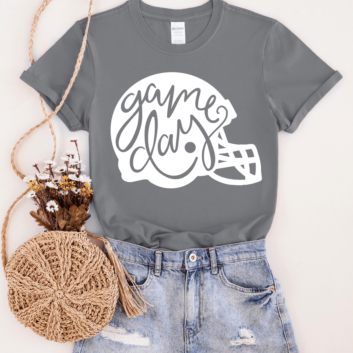 FestiviTees Women - Apparel - Shirts - T-Shirts Gameday Helmet Graphic Tee