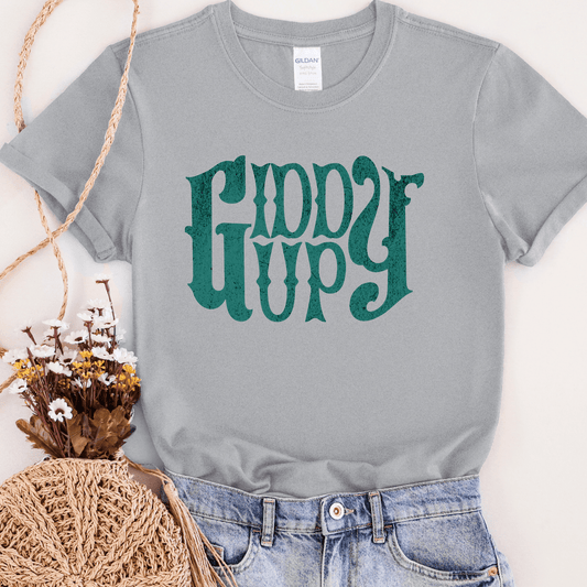 FestiviTees Women - Apparel - Shirts - T-Shirts Giddy Up Graphic Tee