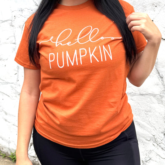 FestiviTees Women - Apparel - Shirts - T-Shirts Hello Pumpkin Graphic Tee