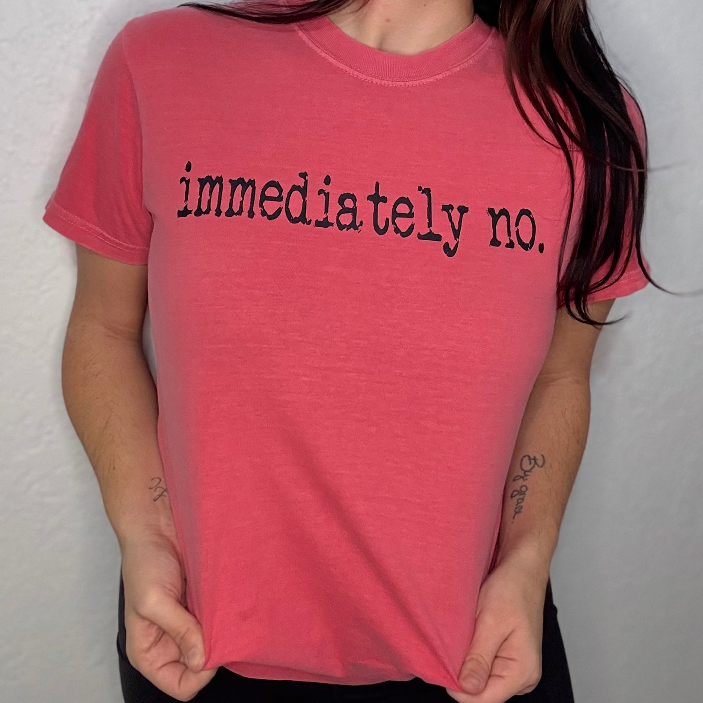 FestiviTees Women - Apparel - Shirts - T-Shirts Immediately No Graphic Tee