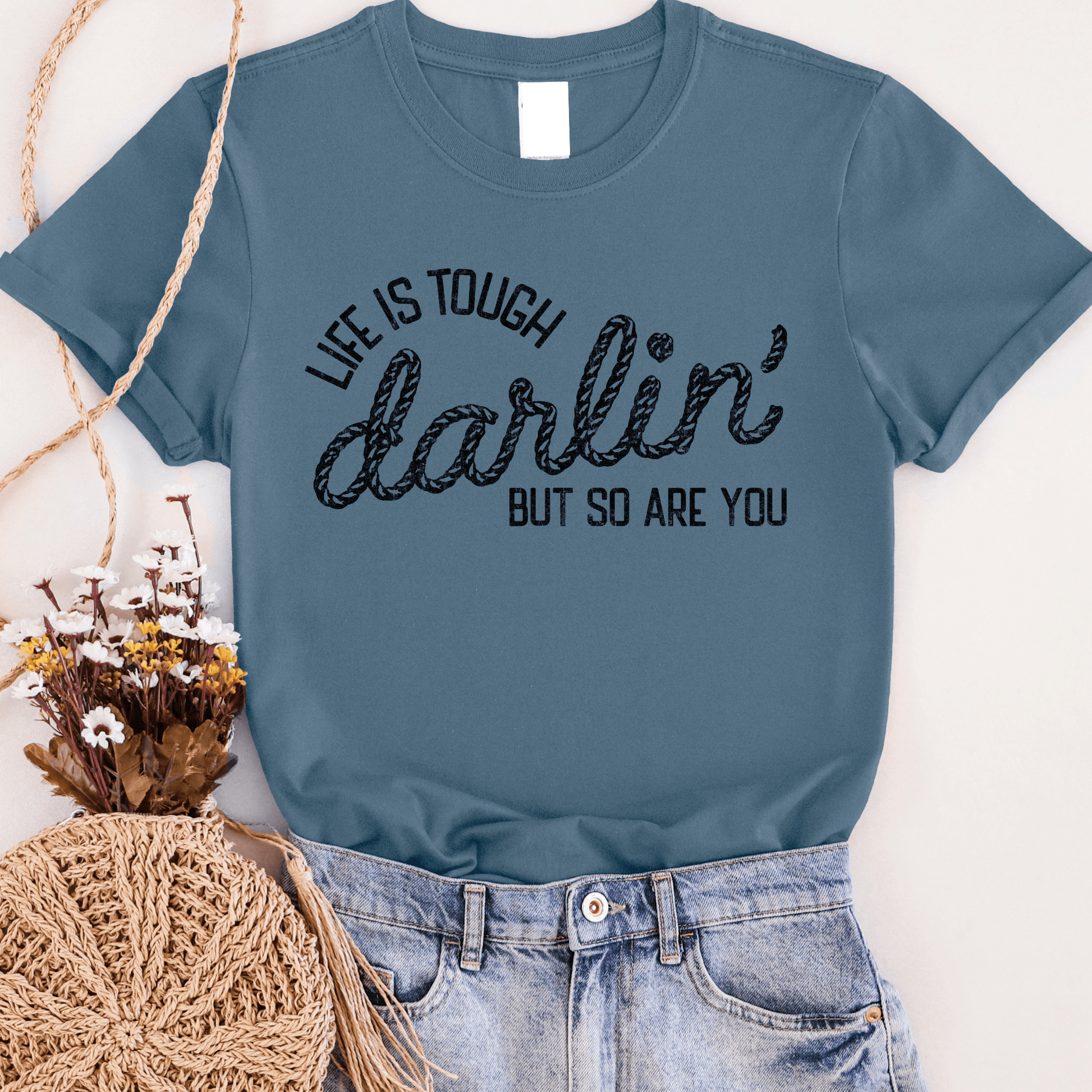 FestiviTees Women - Apparel - Shirts - T-Shirts Life Is Tough Graphic Tee