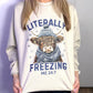 FestiviTees Women - Apparel - Shirts - T-Shirts Literally Freezing Graphic Crewneck