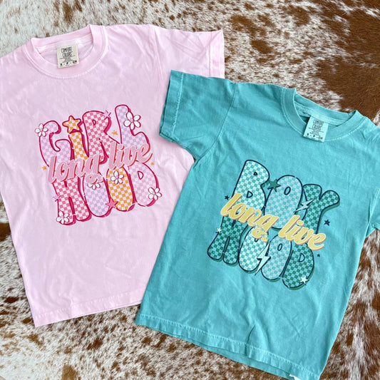 FestiviTees Women - Apparel - Shirts - T-Shirts Long Live Boy & Girl Hood Graphic Tee
