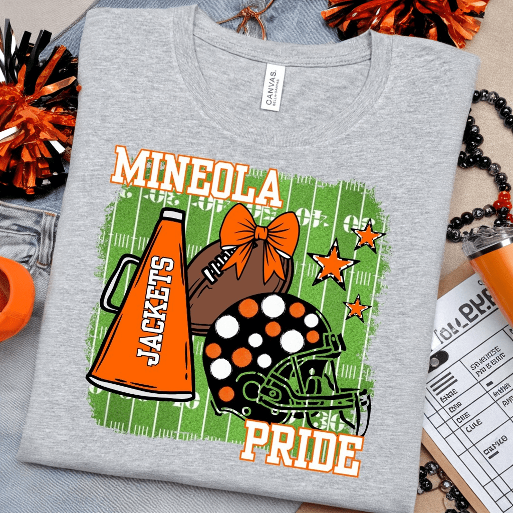 FestiviTees Women - Apparel - Shirts - T-Shirts Mineola Game Day Polka Dot Graphic Tee