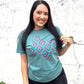 FestiviTees Women - Apparel - Shirts - T-Shirts Pink Aztec Texas Soft Graphic Tee