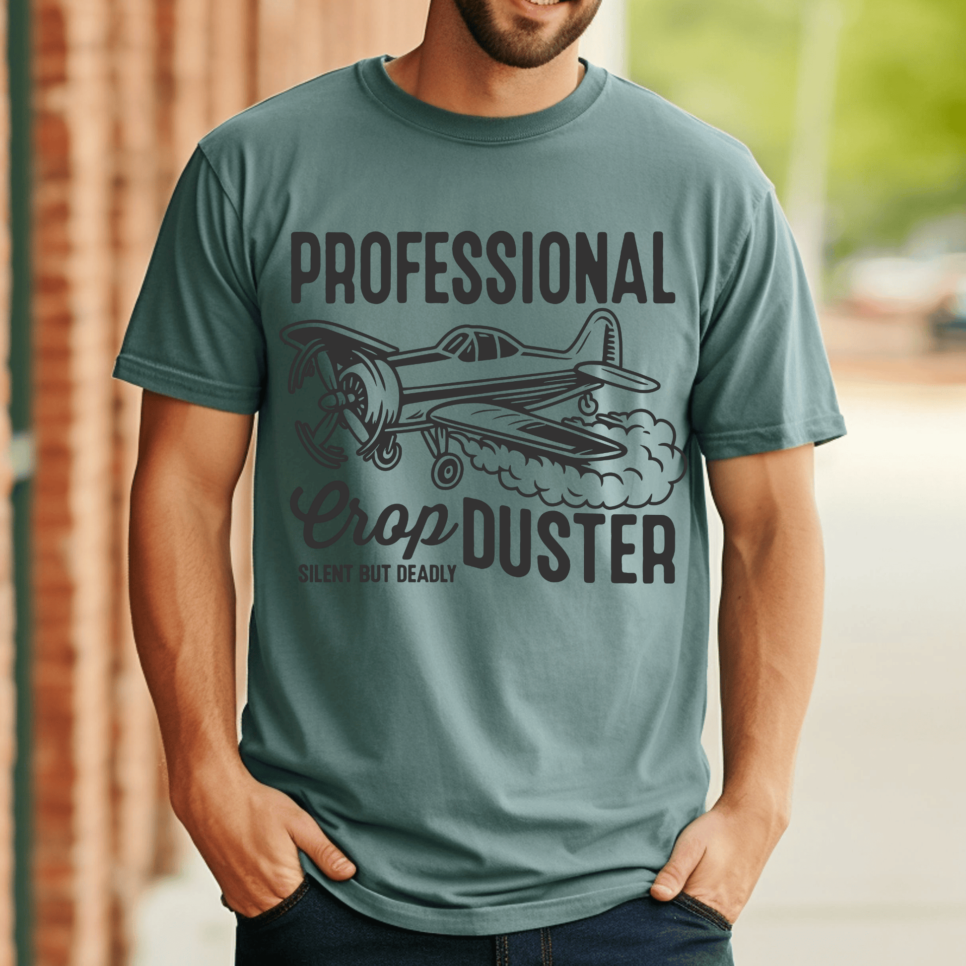 FestiviTees Women - Apparel - Shirts - T-Shirts Professional Crop Duster Graphic Tee