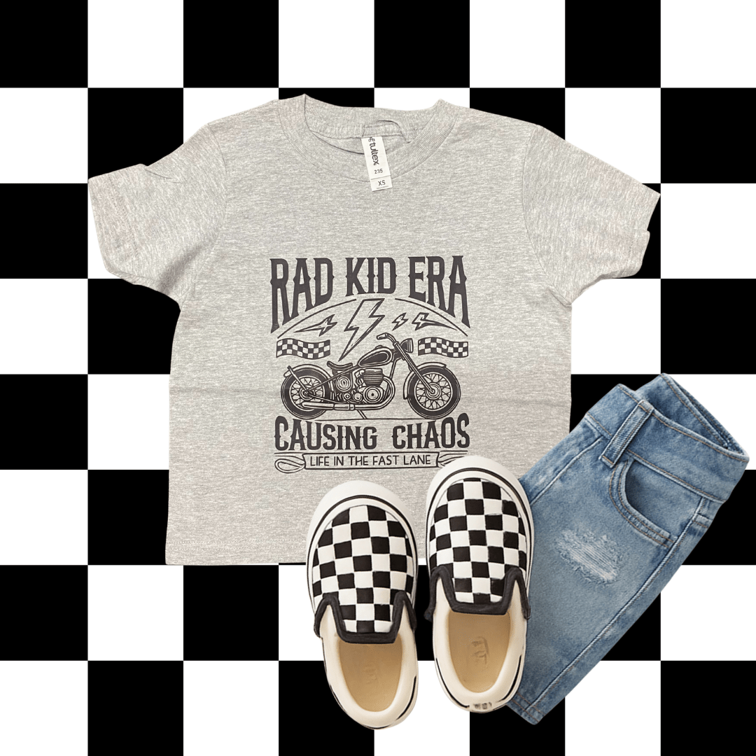 FestiviTees Women - Apparel - Shirts - T-Shirts Rad Kid Era Graphic Tee