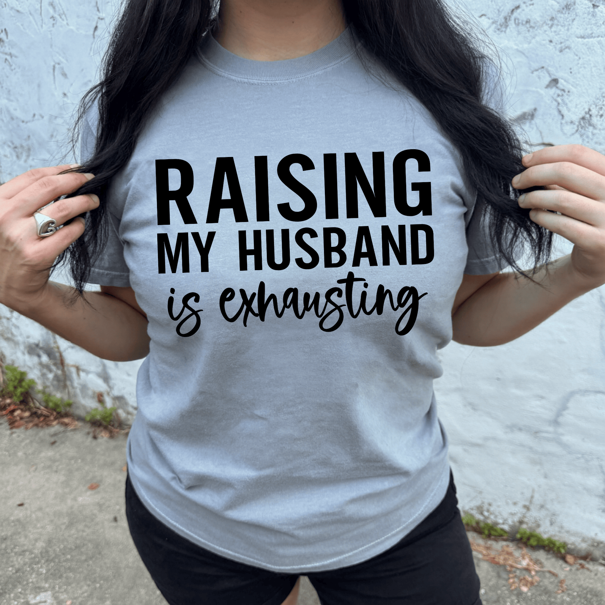 FestiviTees Women - Apparel - Shirts - T-Shirts Raising My Husband Graphic Tee